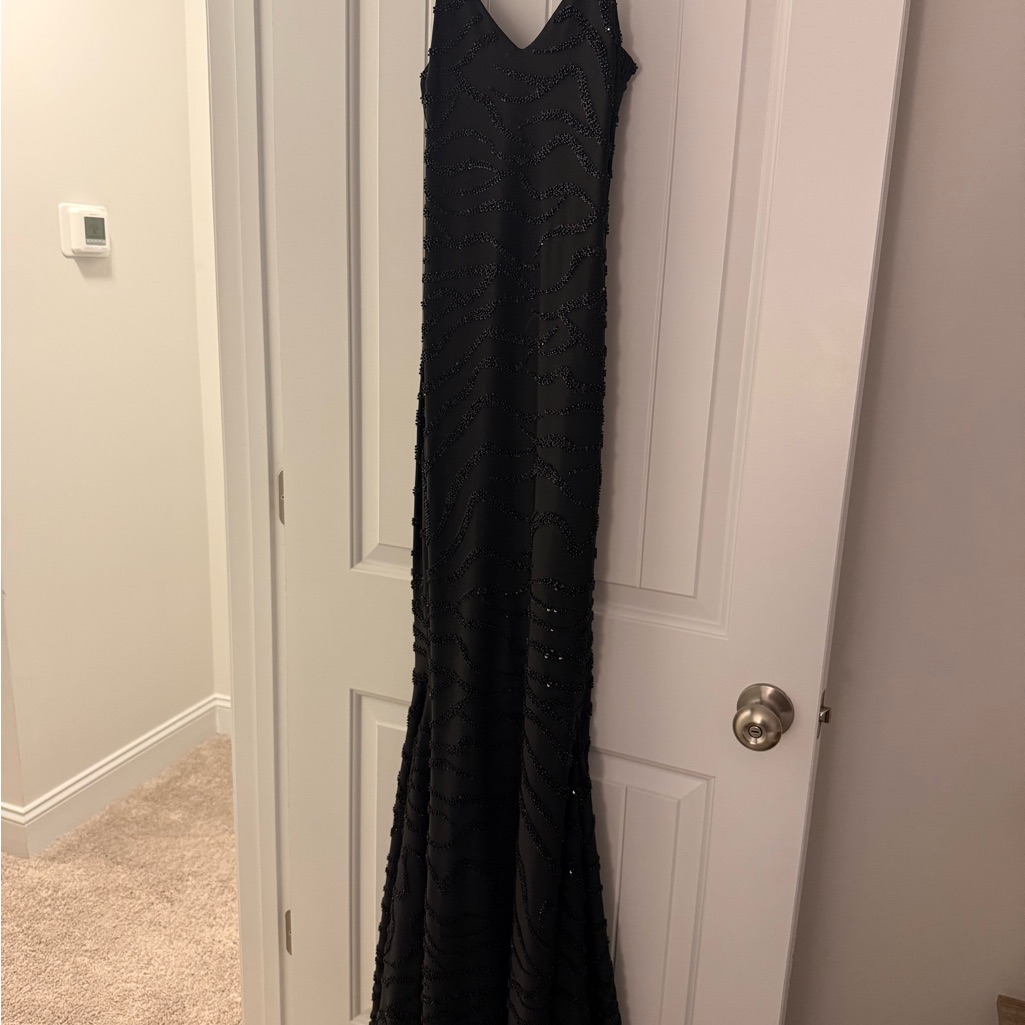 Oh Polly Elegant Black Maxi Dress